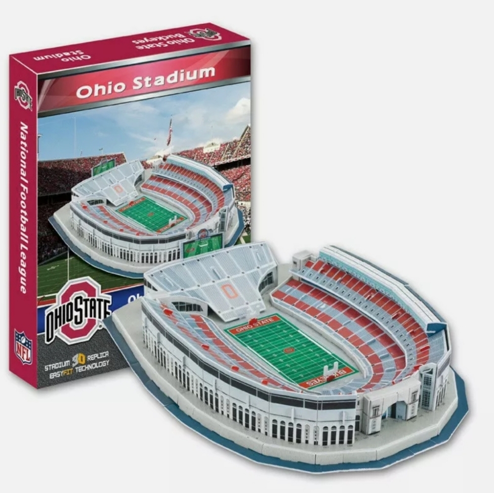 Horshoe stadium 3d Stadium puzzle Ohio State Buckeyes